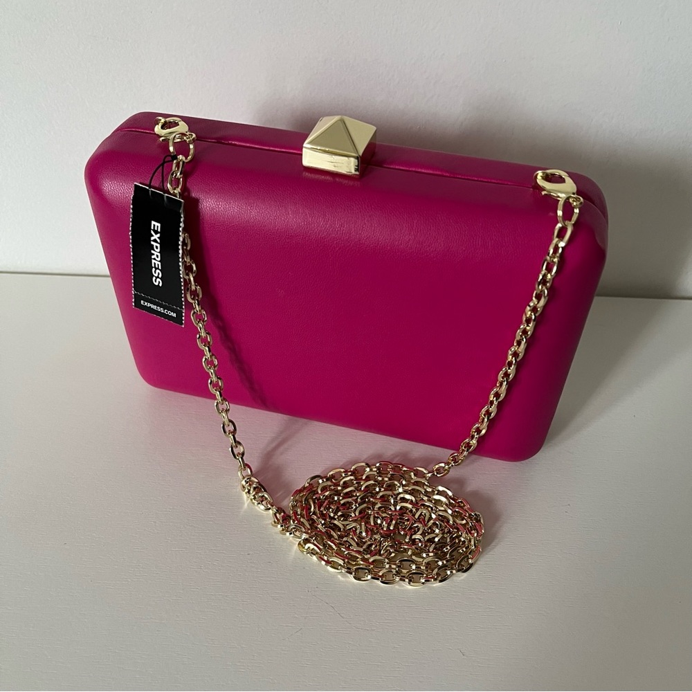 NWT Express Stud Clasp Clutch Crossbody - Picture 9 of 15